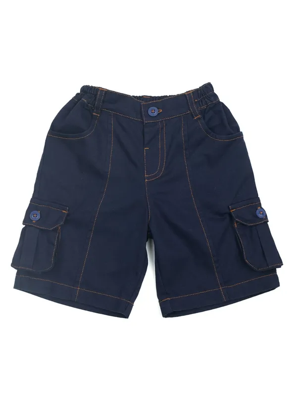 Boys_Organic_Cotton_Cargo_Shorts_with_Multiple_Pockets_-_Navy_Blue