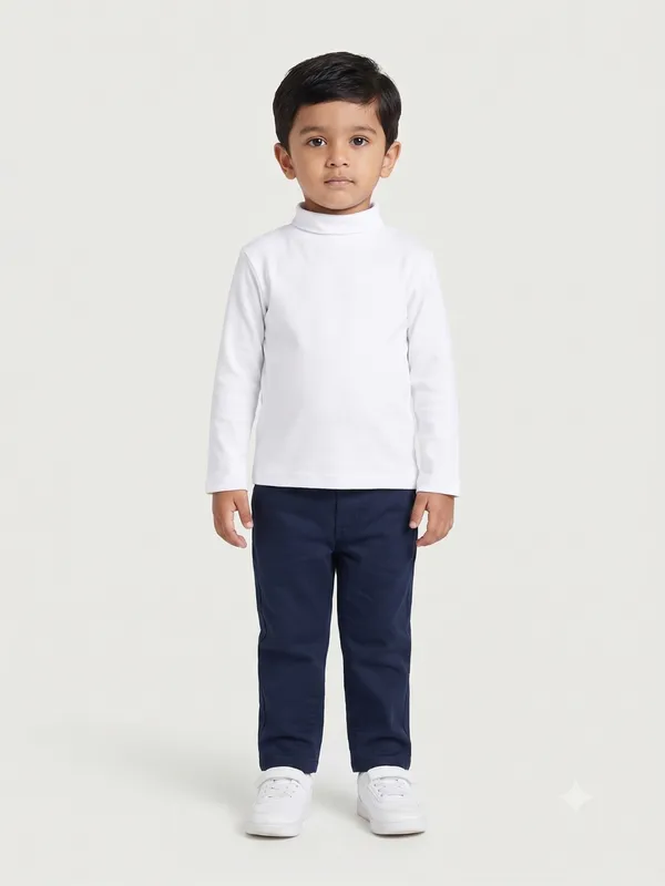 Unisex_Organic_Cotton_Full_Sleeve_Turtle_Neck__T-Shirt_-_White