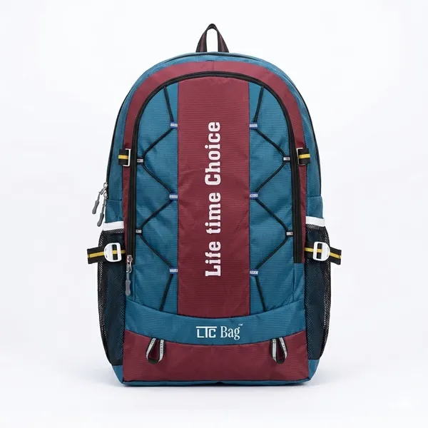 Blue_&_Maroon_Polyester_Backpack_For_School_Travel