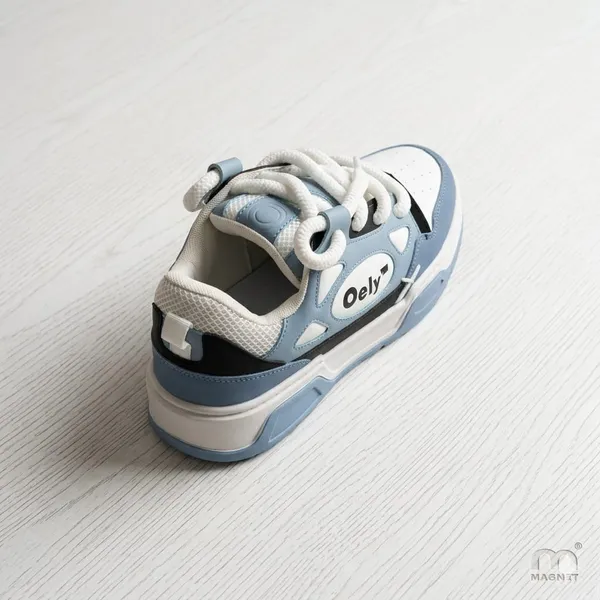 Blue_Synthetic_Rubber_Chunky_Sneakers_For_Casual_Fashion