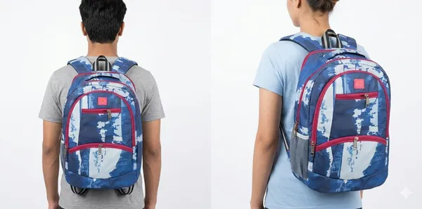 Blue_Polyester_Backpack_For_School_Travel