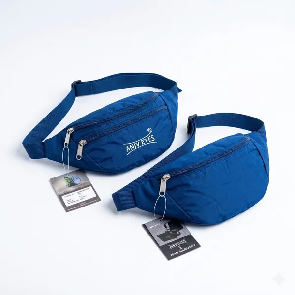 Blue_Nylon_Waist_Bag_For_Outdoor_Activities
