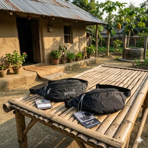 Black_Nylon_Fanny_Pack_For_Travel