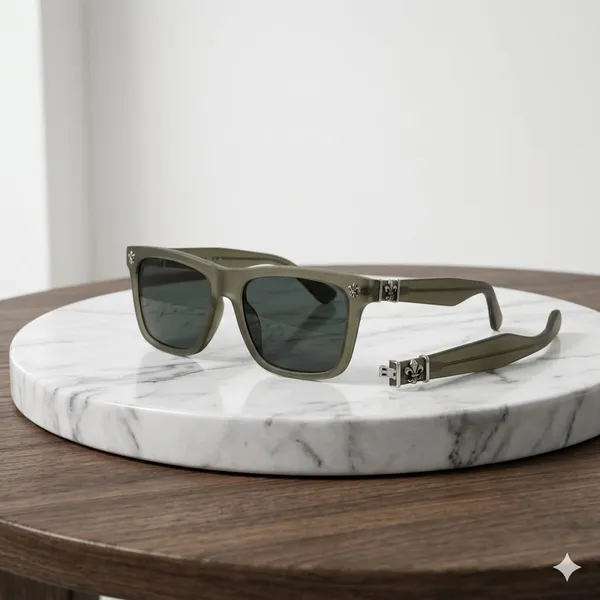 Olive_Green_Polycarbonate_Square_Sunglasses_For_Daily_Wear