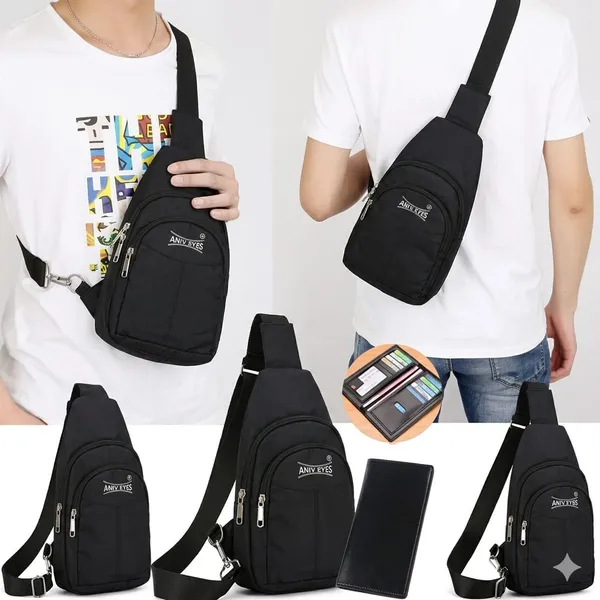 Black_Polyester_Sling_Bag_For_Travel_Daily_Carry
