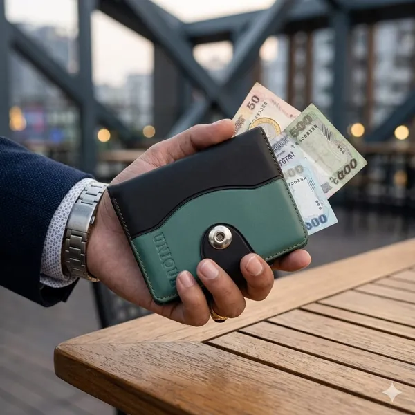 Green_&_Black_Leather_Wallet_For_Daily_Use