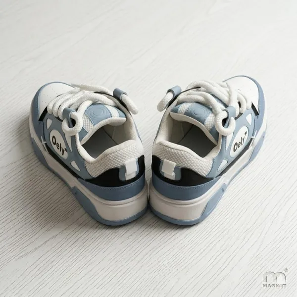 Blue_Synthetic_Rubber_Chunky_Sneakers_For_Casual_Fashion