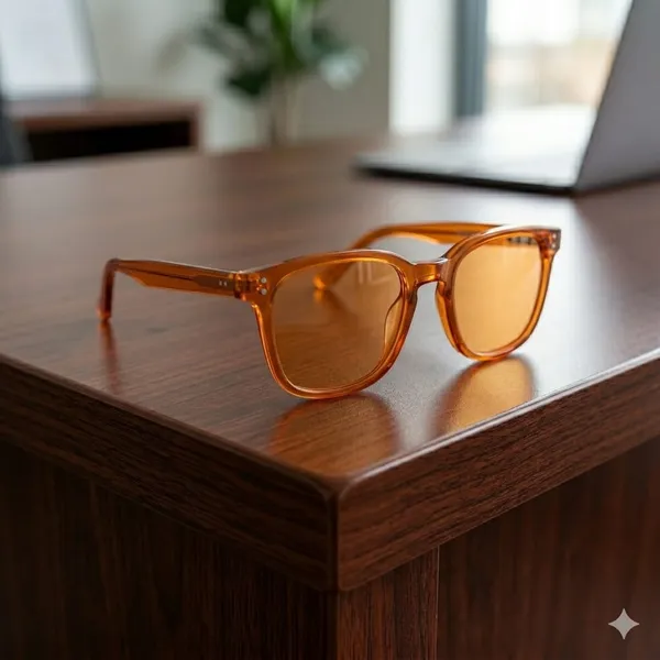 Brown_&_Orange_Acetate_Square_Sunglasses_For_Fashion_Wear