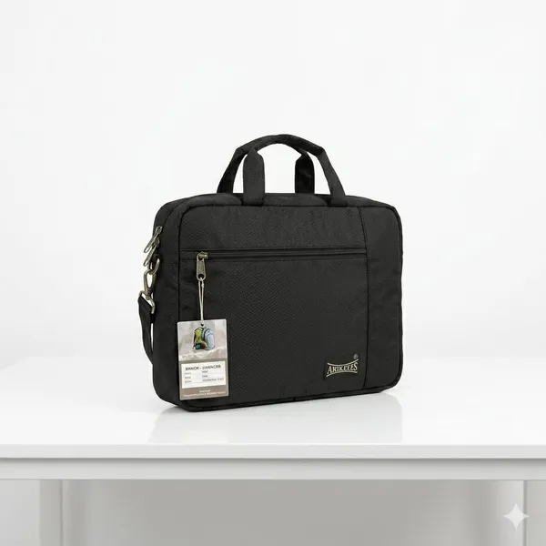 Black_Polyester_Laptop_Bag_For_Office_Use