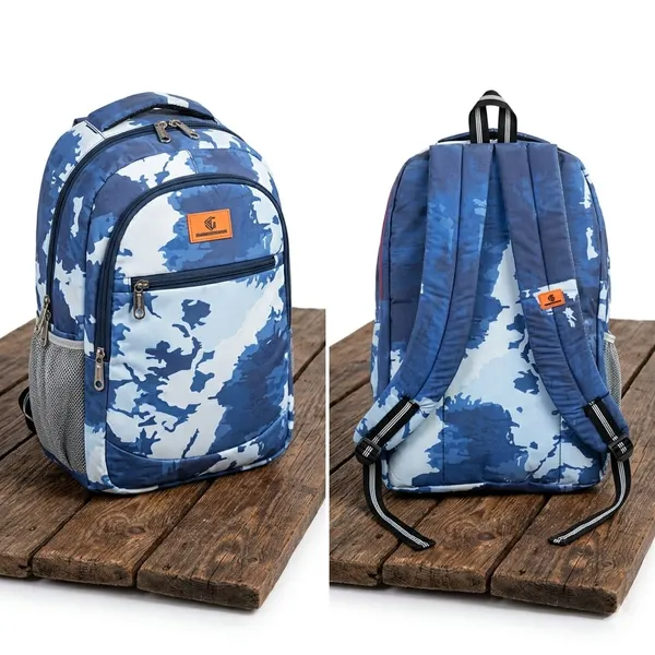 Blue_Polyester_Backpack_For_School_Travel