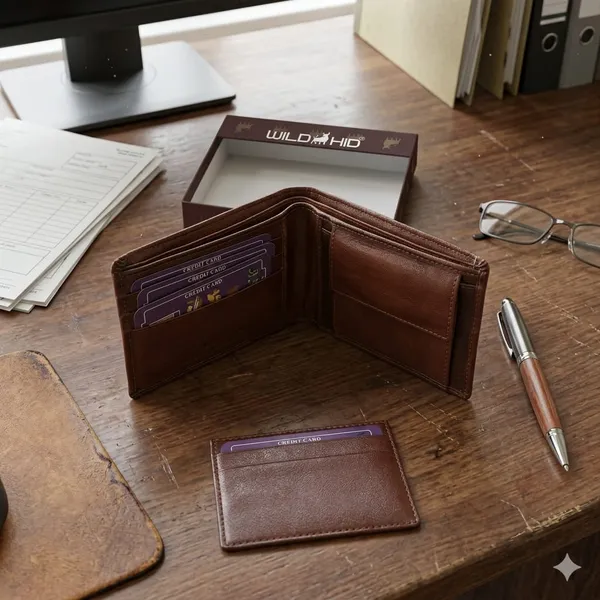 Brown_Leather_Bifold_Wallet_For_Daily_Use