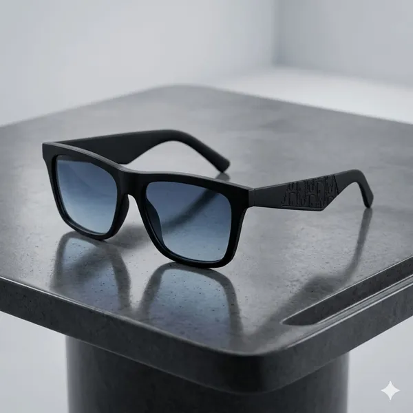Black_Polycarbonate_Metal_Square_Sunglasses_For_Casual_Wear