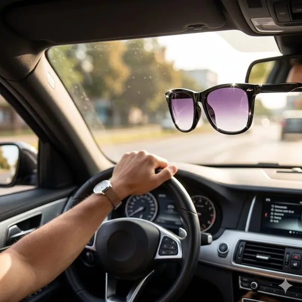Black_Polycarbonate_Foldable_Sunglasses_For_Driving