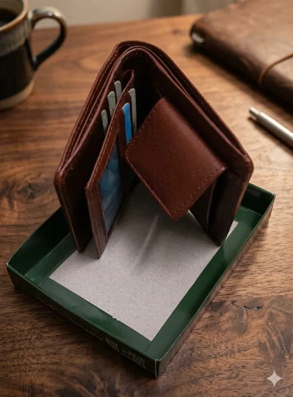Brown_Leather_Bifold_Wallet_For_Daily_Use