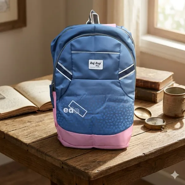 Blue_&_Pink_Polyester_Casual_Backpack_For_Students