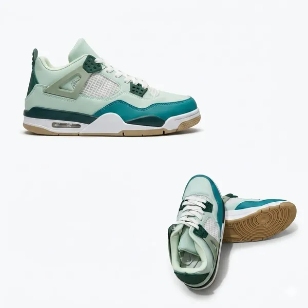 Mint_Green_&_Turquoise_Mesh_Synthetic_Sneakers_For_Walking_Casual_Wear
