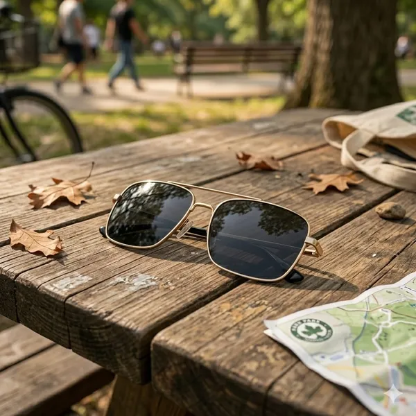 Gold_Metal_Aviator_Sunglasses_For_Outdoor_Use