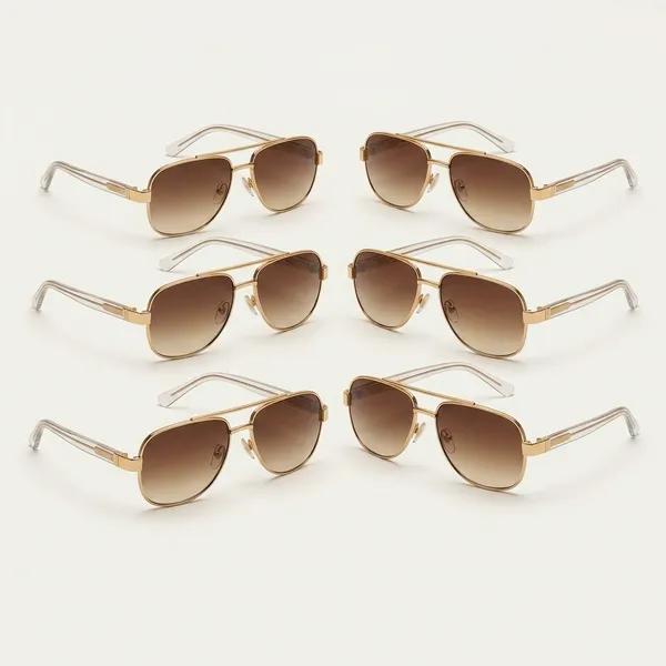 Gold_Metal_Aviator_Sunglasses_For_Outdoor_Activities