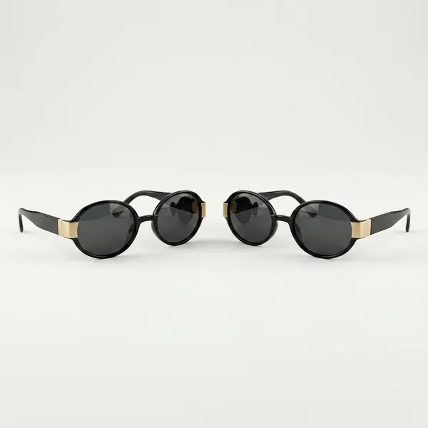 Black_&_Gold_Metal_Polycarbonate_Oval_Sunglasses_For_Casual_Wear