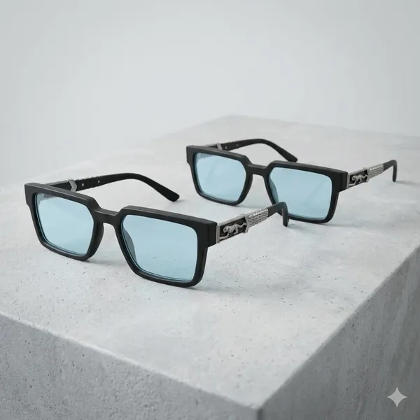 Black_Polycarbonate_Metal_Rectangular_Sunglasses_For_Casual_Wear