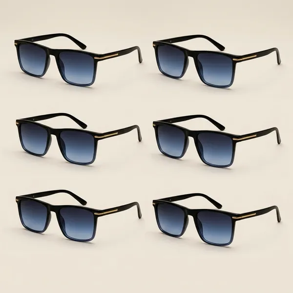 Black_&_Gold_Polycarbonate_Metal_Square_Sunglasses_For_Daily_Wear