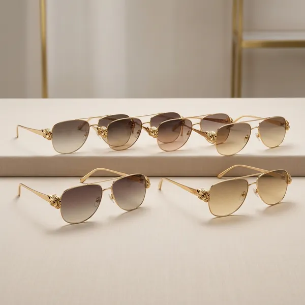 Gold_Metal_Aviator_Sunglasses_For_Outdoor_Activities