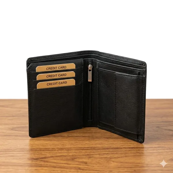 Black_Leather_Card_Holder_Wallet_For_Card_Storage