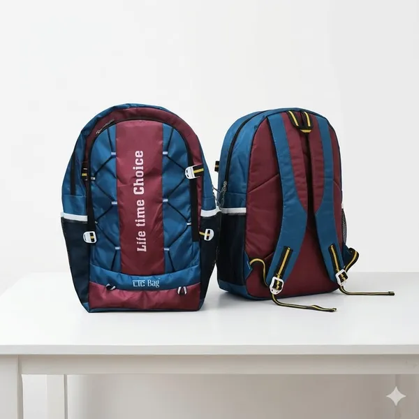 Blue_&_Maroon_Polyester_Backpack_For_School_Travel