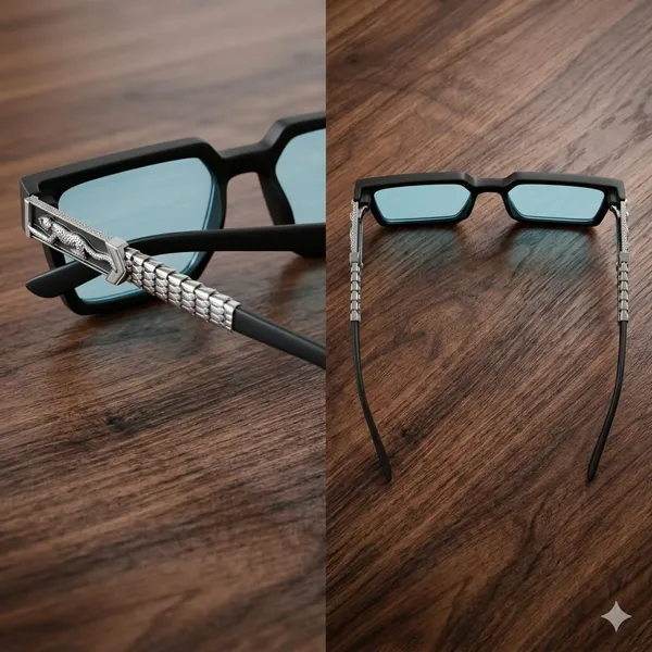 Black_Polycarbonate_Metal_Rectangular_Sunglasses_For_Casual_Wear