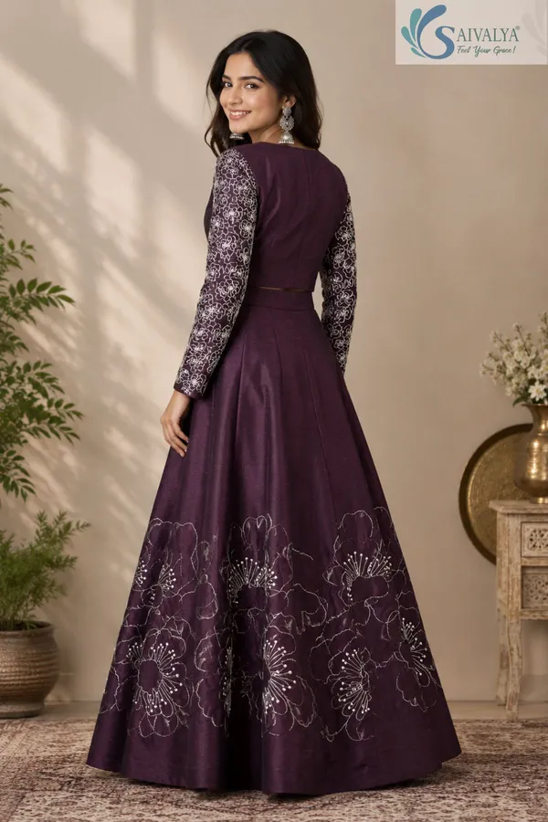 Améthyste_Bloom_Silk_Lehenga_Set