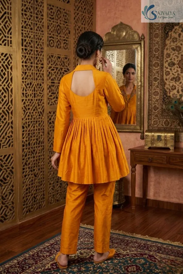 Aurelia_Mustard_Embroidered_Raw_Silk_Peplum_Co-ord_Set