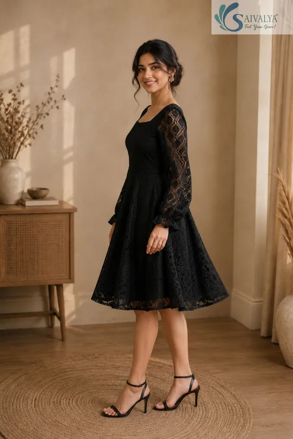 Black_Chikankari-Inspired_One_Piece_for_Women