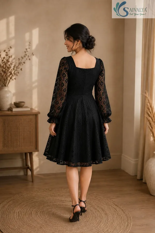 Black_Chikankari-Inspired_One_Piece_for_Women
