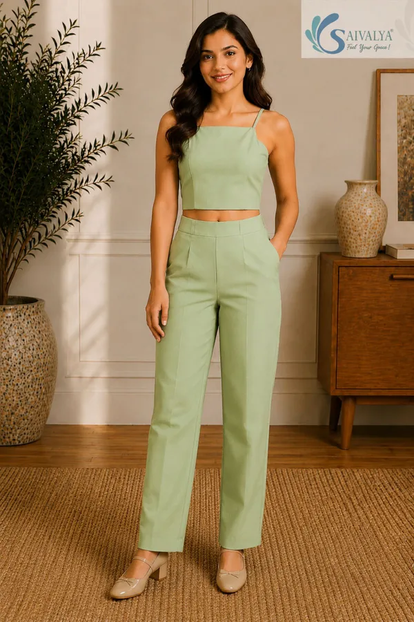 Pista_Green_Cotton_Satin_3_Piece_Co-Ord_Set_(Crop_Top,_Blazer_And_Pants)_For_Women