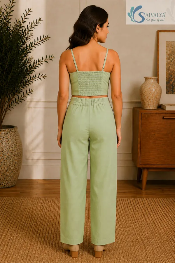 Pista_Green_Cotton_Satin_3_Piece_Co-Ord_Set_(Crop_Top,_Blazer_And_Pants)_For_Women