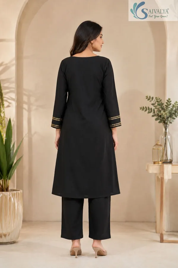 Noir_Aurelia_Gold-Embellished_Kurta_Set