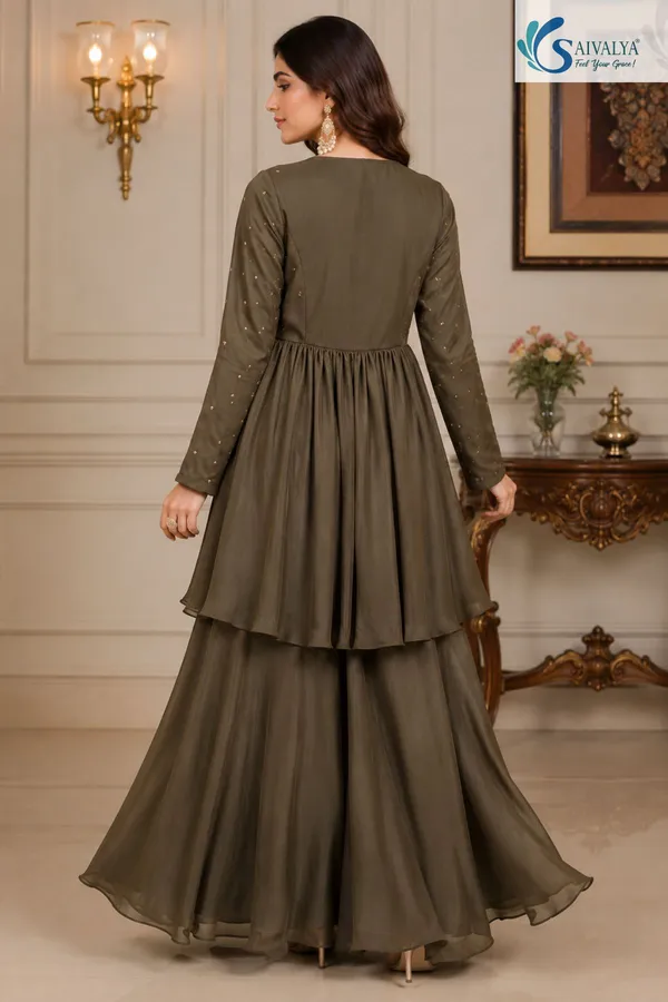 Olive_Bronze_Floral_Embellished_Peplum_Sharara_Set