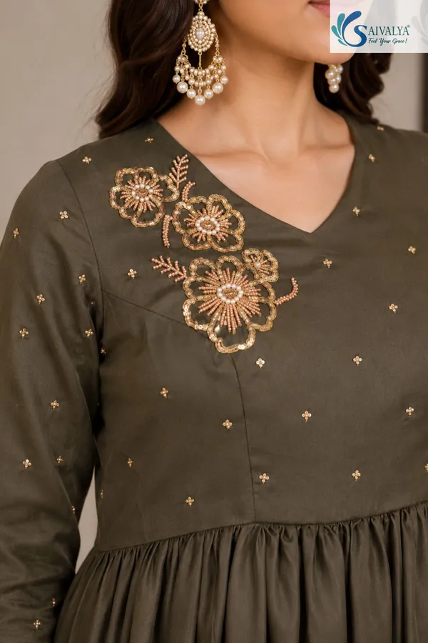 Olive_Bronze_Floral_Embellished_Peplum_Sharara_Set