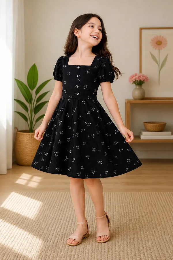 Black_Soft_Falling_Frock_For_Girls