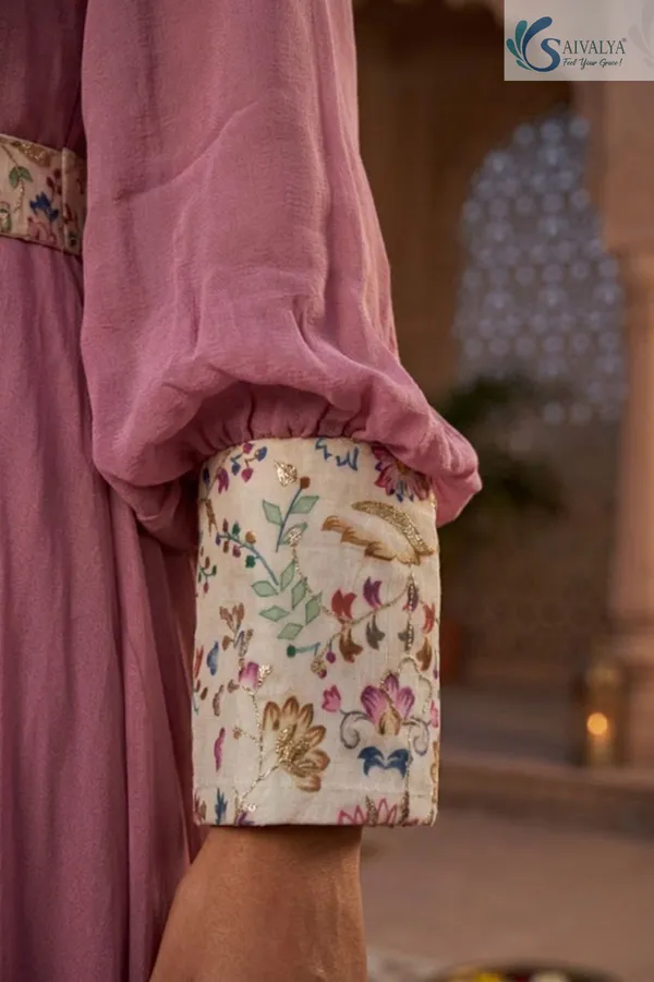 Saivalya_Gulnaar_Mauve_Georgette_Gown