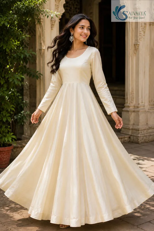 Saivalya_Ivory_Anarkali_Gown_with_Handwork-Inspired_Lavender_Jacket