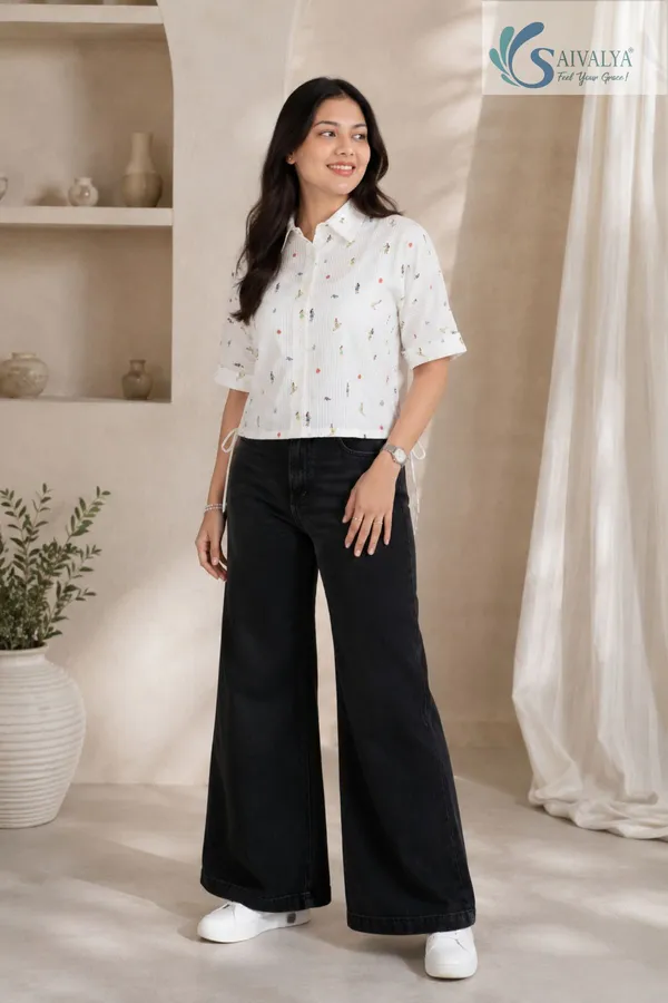 Seersucker_Cotton_Premium_Shirt_for_Women_-_Ivory