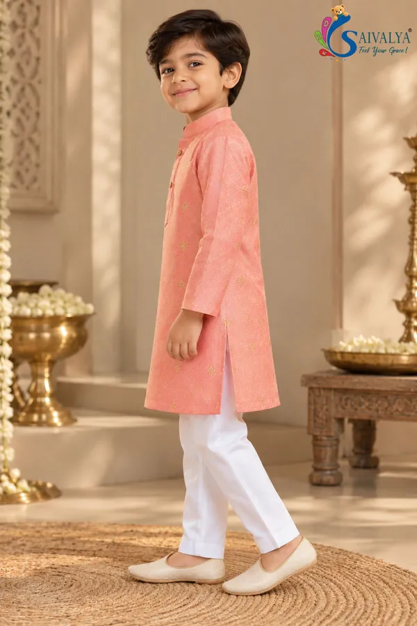 Traditional_Festive_Kurta_Set_-_Coral