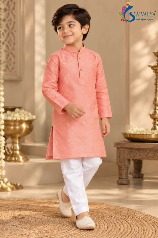 Traditional_Festive_Kurta_Set_-_Coral