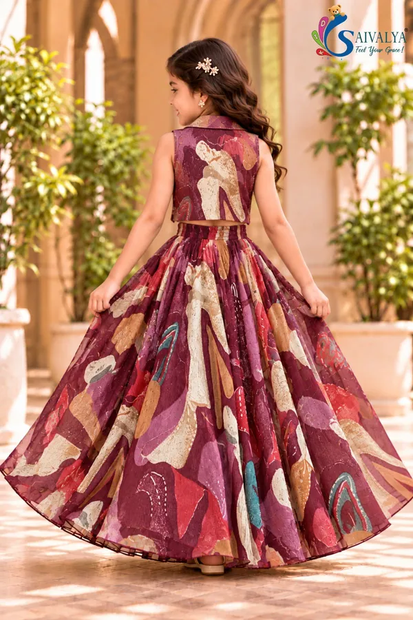Wine_Extract_Blossom_3_Piece_Crop_Top,_Jacket_&_Flared_Skirt_Set_for_Girls