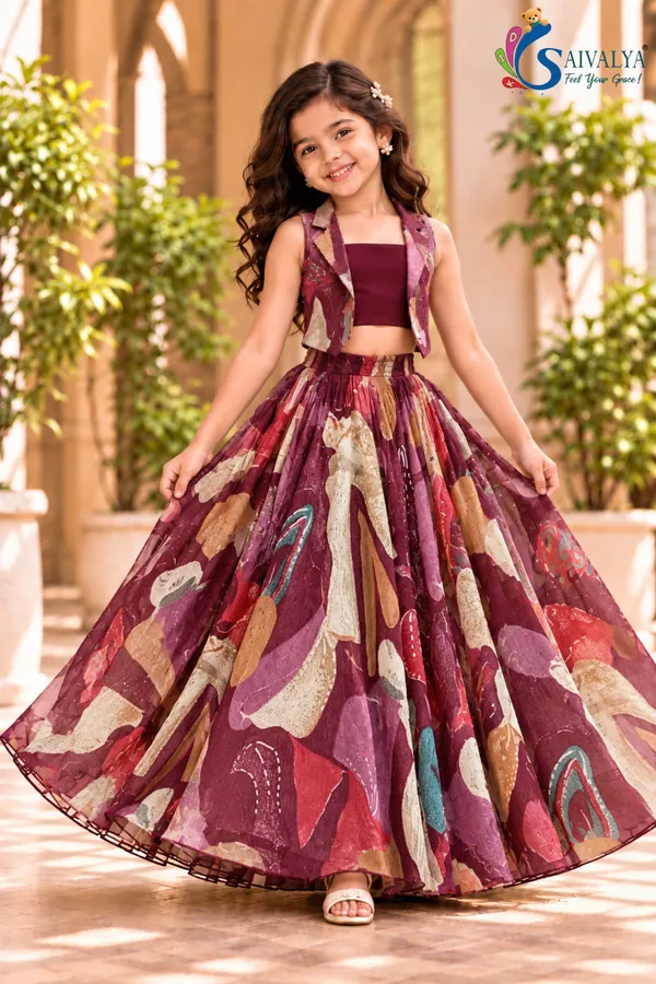 Wine_Extract_Blossom_3_Piece_Crop_Top,_Jacket_&_Flared_Skirt_Set_for_Girls