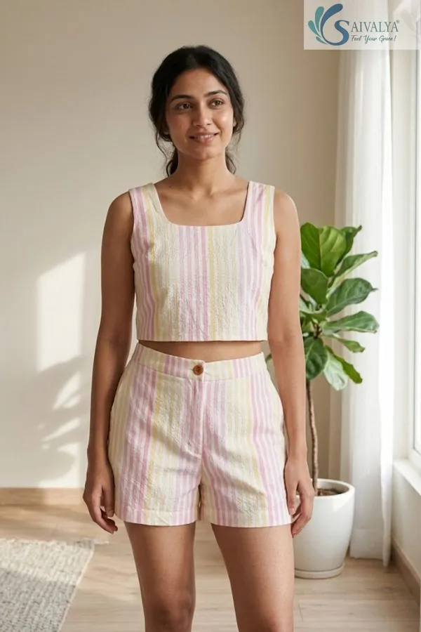 Yellow_and_Pink_Sporty_Dress_with_Cotton_Lining_for_Women