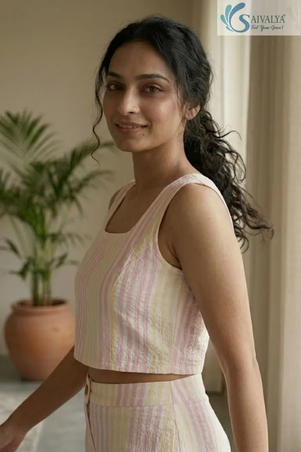 Yellow_and_Pink_Sporty_Dress_with_Cotton_Lining_for_Women