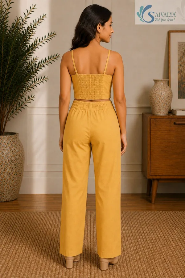 Mustard_Yellow_Cotton_Satin_3_Piece_Co-Ord_Set_(Crop_Top,_Blazer_And_Pants)_For_Women