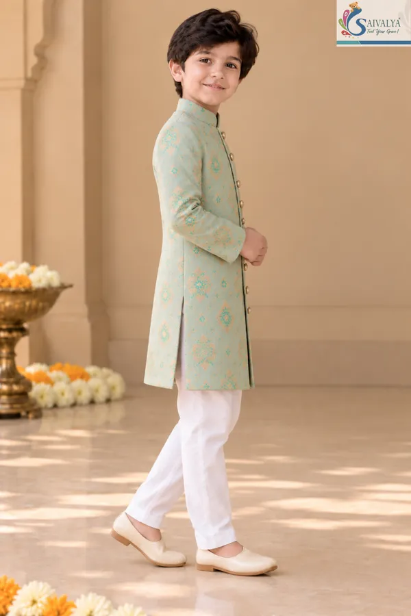 Aqua_Royale_Brocade_Sherwani_Set